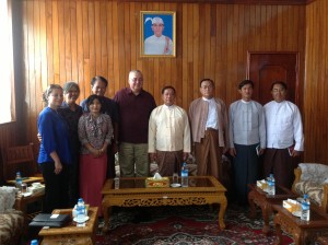 Public-Private Partnership Collaboration with Mon State Governor and Myanmar officials 